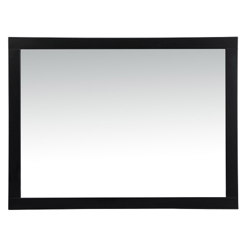 Elegant Wall Mirror - Black, D 48", H 36" (VM24836BK)
