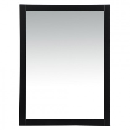 Elegant Wall Mirror - Black, D 48", H 36" (VM24836BK)