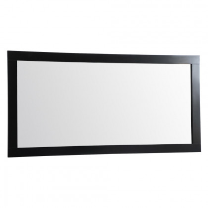 Elegant Wall Mirror - Black, D 72", H 36" (VM27236BK)