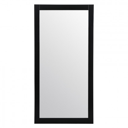 Elegant Wall Mirror - Black, D 72", H 36" (VM27236BK)
