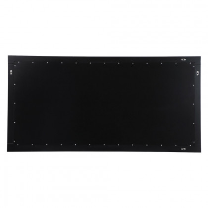Elegant Wall Mirror - Black, D 72", H 36" (VM27236BK)