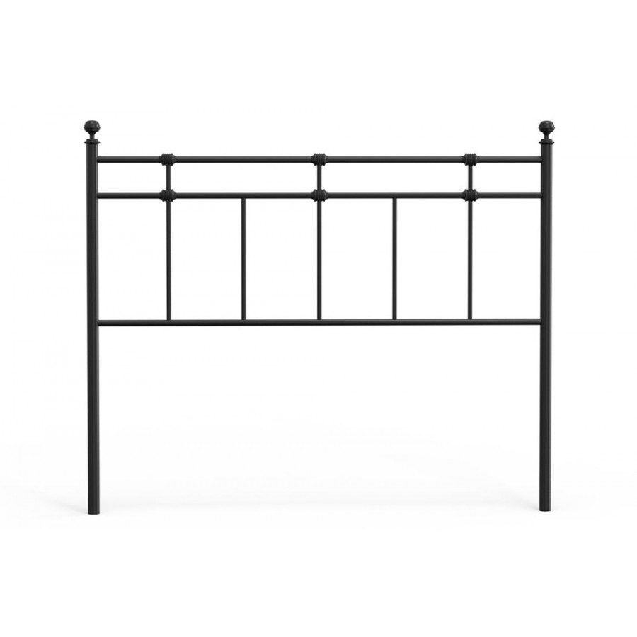 eLuxury Dexter Metal Headboard - King, Black