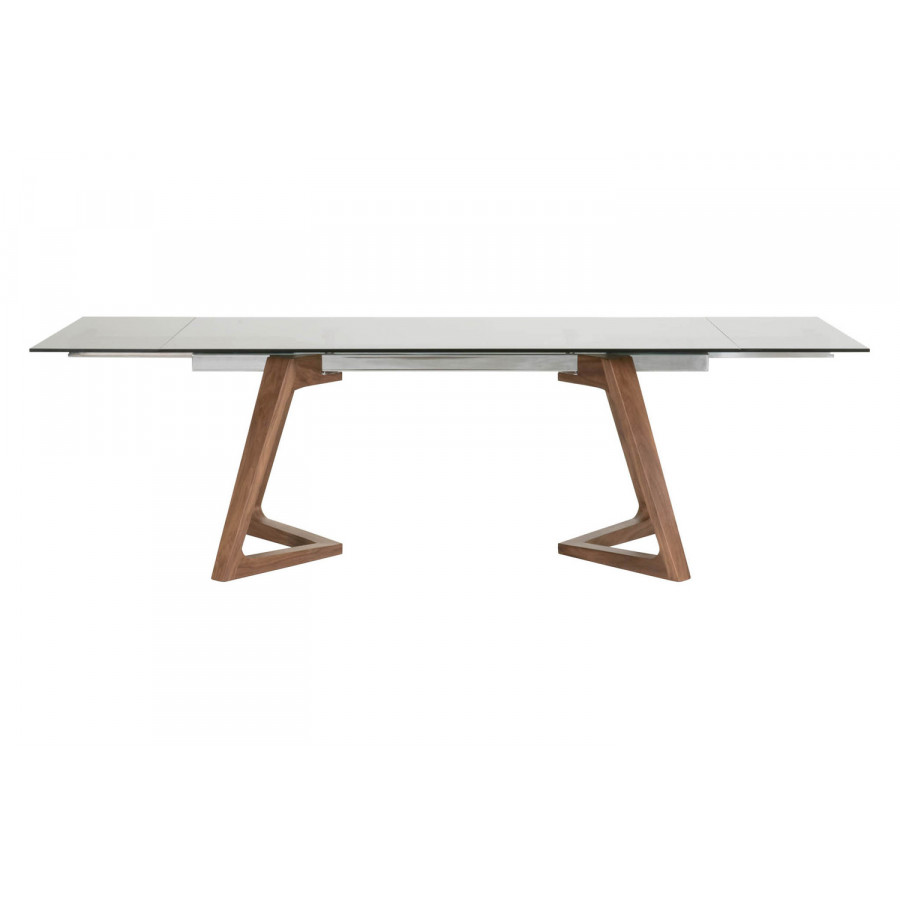 Essentials - Meridian Axel Extension Dining Table in Walnut