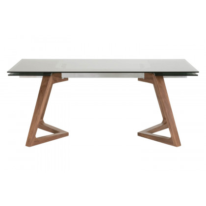 Essentials - Meridian Axel Extension Dining Table in Walnut