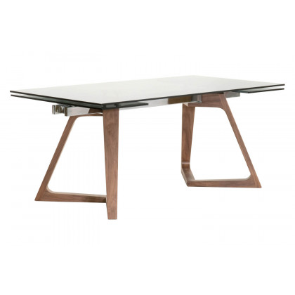 Essentials - Meridian Axel Extension Dining Table in Walnut