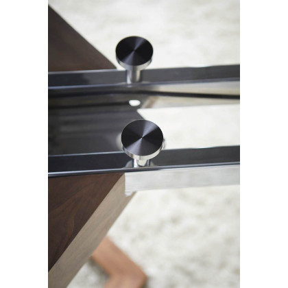 Essentials - Meridian Axel Extension Dining Table in Walnut