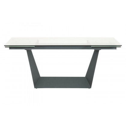 Essentials - Meridian Victory Extension Dining Table in Matte Dark Gray