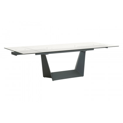 Essentials - Meridian Victory Extension Dining Table in Matte Dark Gray