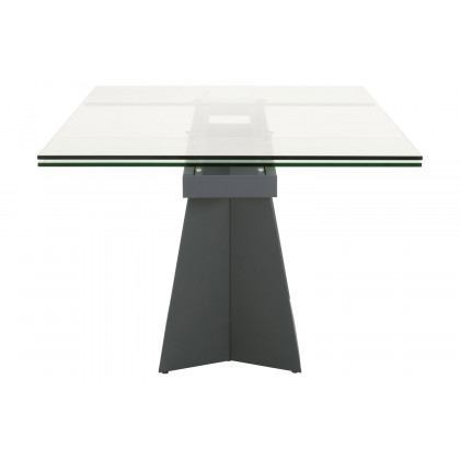 Essentials - Meridian Victory Extension Dining Table in Matte Dark Gray