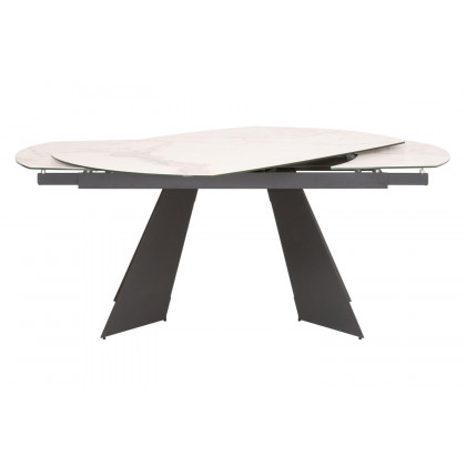 Essentials - Meridian Torque Extension Dining Table in Matte Dark Gray