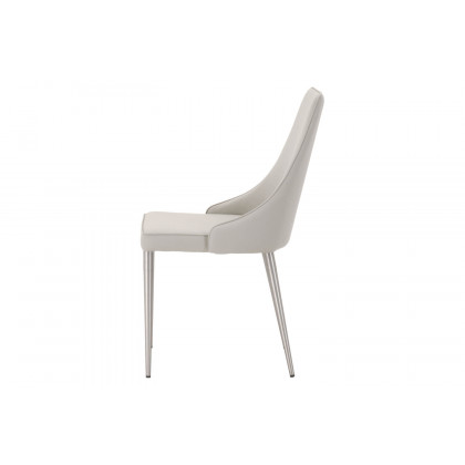 Essentials - Meridian Ivy Dining Chair, Set of 2 in Light Grey