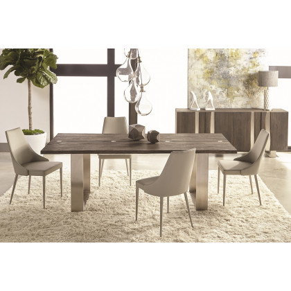 Essentials - Meridian Ivy Dining Chair, Set of 2 in Light Grey