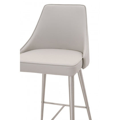 Essentials - Meridian Ivy Counter Stool in Light Grey