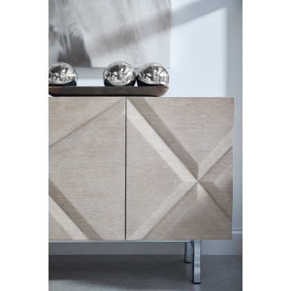 Essentials - Meridian Atticus Media Sideboard in Natural Gray