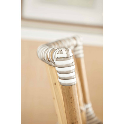 Essentials - The Hamptons Tulum Dining Chair, Set of 2 in White Stone Synthetic