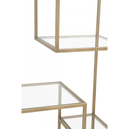 Essentials - District Beakman Bookcase in Brass