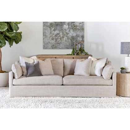 Essentials - District Roto Large End Table in Natural Gray