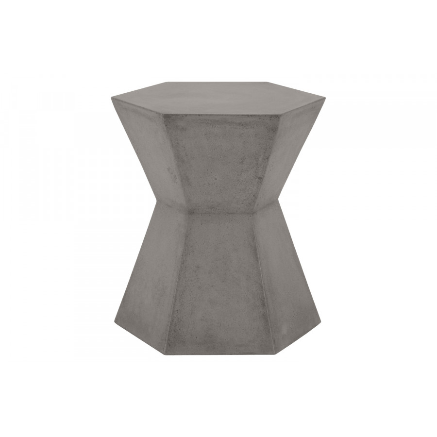 Essentials District Bento Accent Table - Slate Gray Concrete