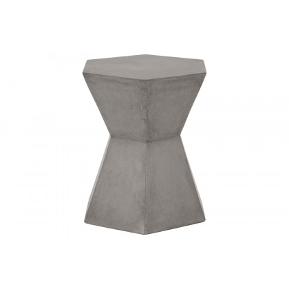 Essentials District Bento Accent Table - Slate Gray Concrete