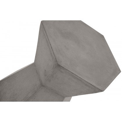 Essentials District Bento Accent Table - Slate Gray Concrete