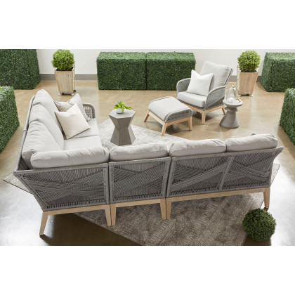 Essentials District Bento Accent Table - Slate Gray Concrete