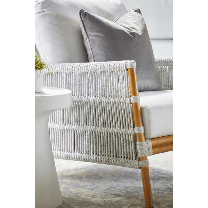 Essentials District Tack Accent Table - Ivory