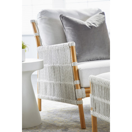 Essentials District Tack Accent Table - Ivory