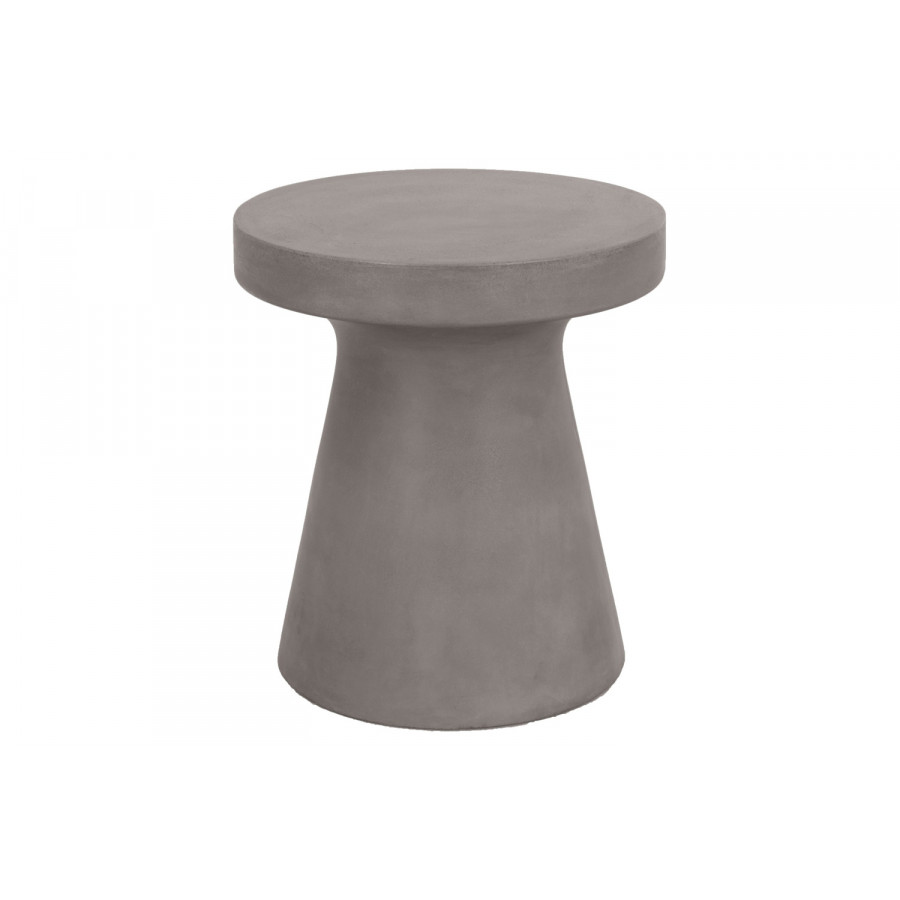 Essentials District Tack Accent Table - Slate Gray Concrete
