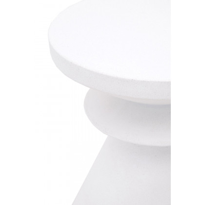Essentials District Pawn Accent Table - Ivory