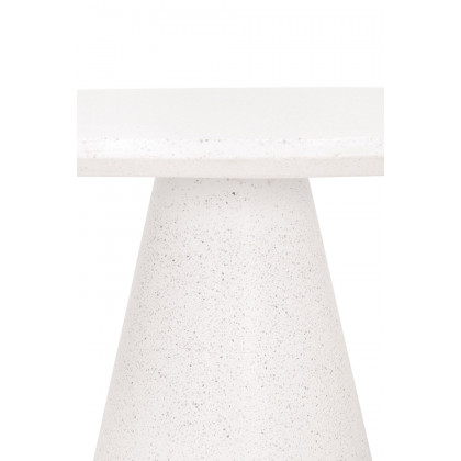 Essentials - District Monterey 55" Round Dining Table in Ivory Terrazzo Concrete