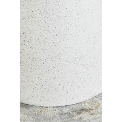 Essentials - District Monterey 55" Round Dining Table in Ivory Terrazzo Concrete