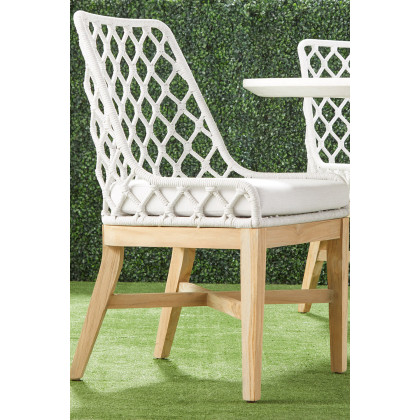Essentials - District Monterey 55" Round Dining Table in Ivory Terrazzo Concrete