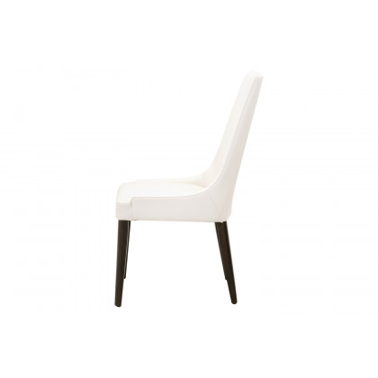 Essentials Orchard Aurora Dining Chair, Set of 2 - Alabaster and Dark Wenge