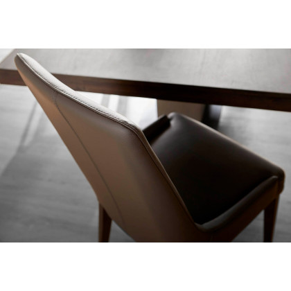 Essentials Orchard Aurora Dining Chair, Set of 2 - Dark Umber and Dark Wenge