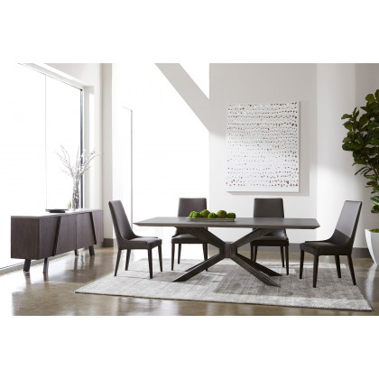 Essentials Orchard Aurora Dining Chair, Set of 2 - Dark Umber and Dark Wenge