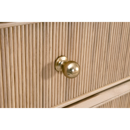 Essentials - Highland 8-Drawer Double Dresser in Natural Oak