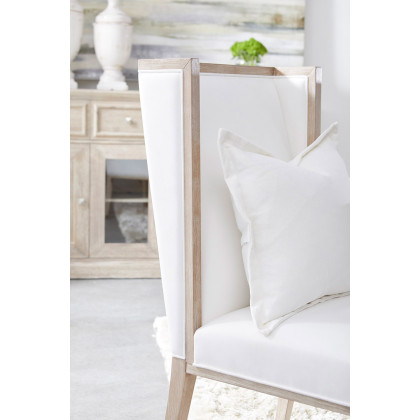 Essentials Traditions Martin Wing Chair, Set of 2 - LiveSmart Peyton Pearl