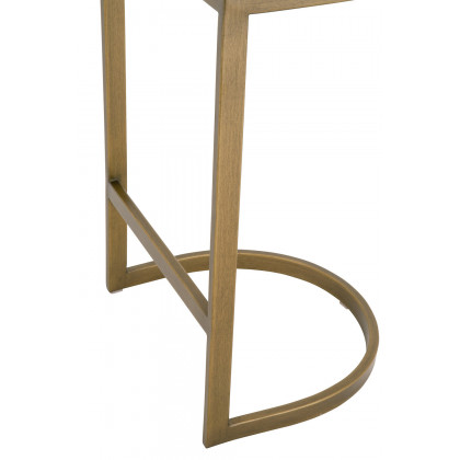 Essentials - Traditions Cresta Counter Stool in LiveSmart Peyton Pearl Brushed Gold