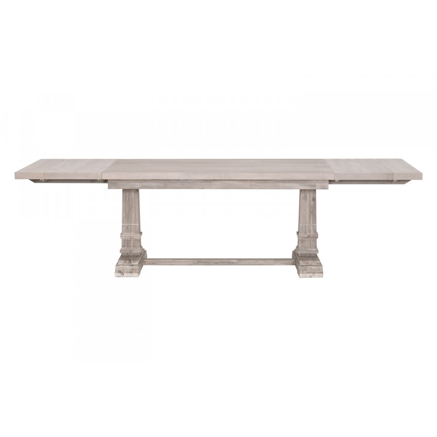 Essentials - Traditions Hudson Extension Dining Table in Natural Gray