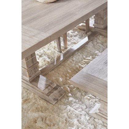 Essentials - Traditions Hudson Extension Dining Table in Natural Gray