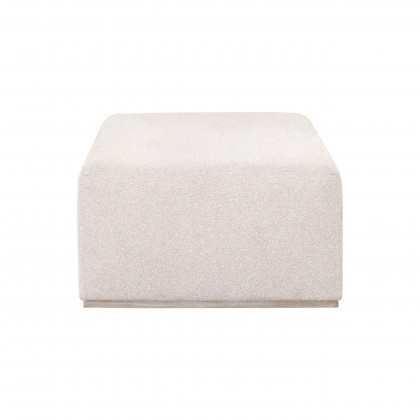 Essentials - Traditions Dovetail Upholstered Coffee Table in LiveSmart Gellar-Linen, Natural Gray Acacia