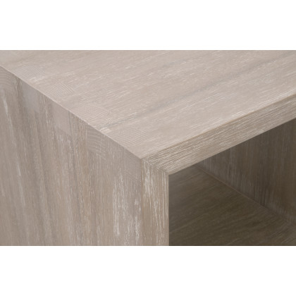 Essentials - Traditions Dovetail End Table in Natural Gray Acacia