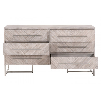 Essentials - Traditions Mosaic 6-Drawer Double Dresser