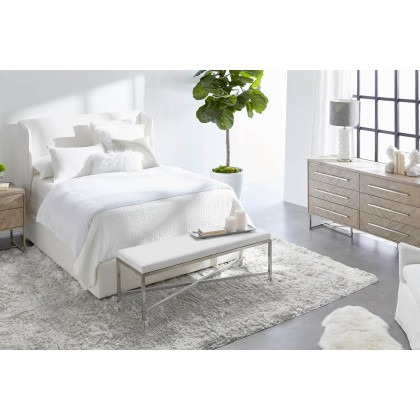Essentials Traditions Mosaic 6-Drawer Double Dresser - Natural Gray