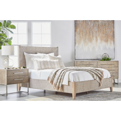 Essentials Traditions Mosaic 6-Drawer Double Dresser - Natural Gray