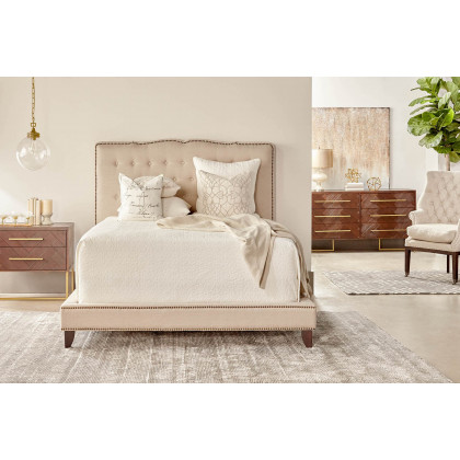 Essentials Traditions Mosaic 6-Drawer Double Dresser - Rustic Java
