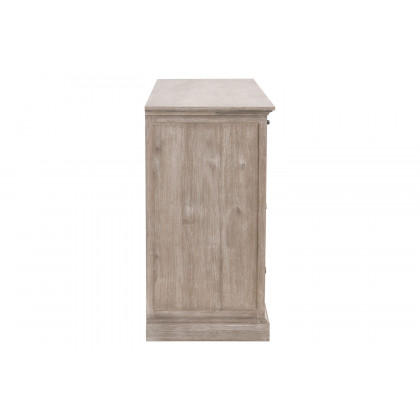 Essentials - Traditions Eden 7-Drawer Media Dresser in Natural Gray Acacia