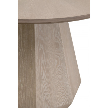 Essentials Traditions Coulter 42" Round Dining Table - Natural Gray