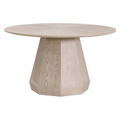 Essentials Traditions Coulter 54" Round Dining Table - Natural Gray