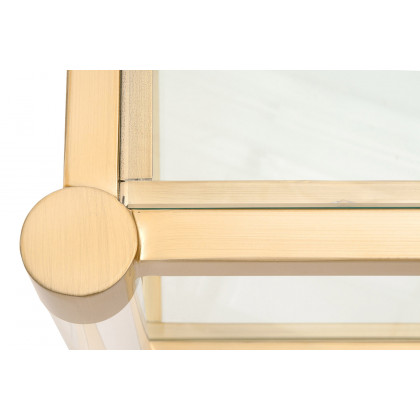 Essentials - Traditions Nouveau Coffee Table in Brushed Brass